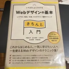 いちばんよくわかるWebデザインの基本きちんと入門 レイアウト/配色/写真/タ…のサムネイル