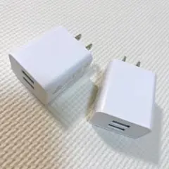 USB 充電器 2個セット 2個口
