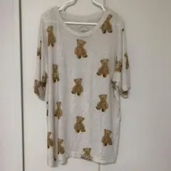 ジェラートピケ くま tシャツ
