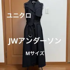 ユニクロ JWアンダーソン リネンブレンドラペルワンピース コラボ ベスト ジレ
