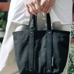 DEAN & DELUCA コットントートバッグ ブラック S