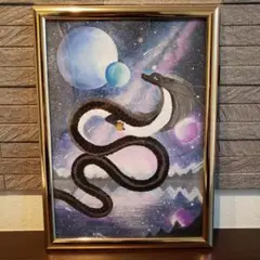 No.254 原画 絵画 龍神様 開運絵画 龍神絵画