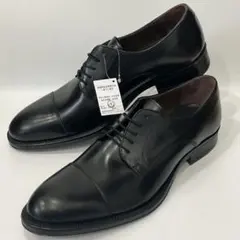 新品✨giancarlo morelli 革靴ブラック ストレートチップ 28