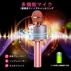 【❤カラオケだけじゃない❣1台4役の超多機能&超高性能カラオケマイク♪❤】