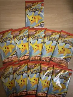 11パック　マクドナルド　ハッピーセット　ポケモンカードゲーム プロモパック