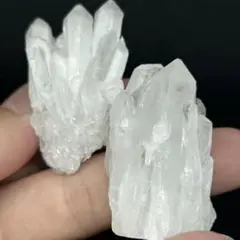 ◆浄化 水晶 クラスター ２点 446◆