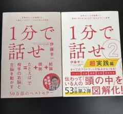 1分で話せ　1分で話せ2 2冊セット