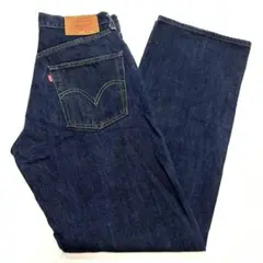 濃紺 美品 ベトナム製 W28リーバイス504 ワイド デニム パンツ