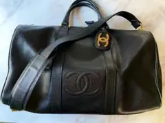 Xmasまで限定値下げ CHANEL 正規品 シャネル ボストンバッグ キャビア