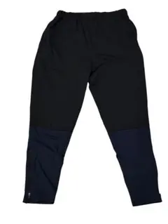 find outスリムフィットジャージパンツ 黒ネイビー