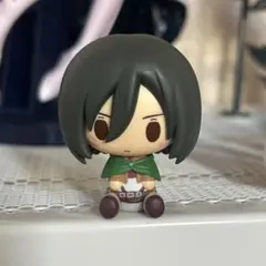 一番くじ 進撃の巨人～壁の外の世界～ I賞 ちょこのっこフィギュア　ミカサ
