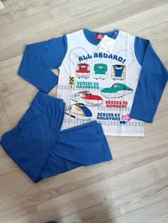 ★新品★でんたま 新幹線 はやぶさ こまち かがやき 長袖 パジャマ 110