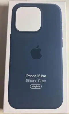 Apple純正　iPhone 15 Pro Silicone Case ブルー