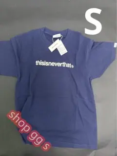 未使用 thisisneverthat ネイビー Tシャツ Sサイズ