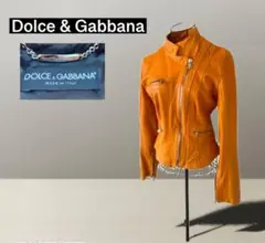 希少【Dolce u0026 Gabbana】ライダースジャケット ゴートスキン 40