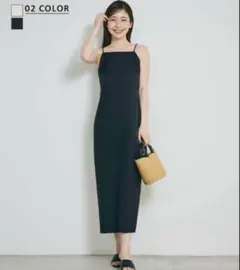 ベースメント　キャミソールワンピース　SP ブラック
