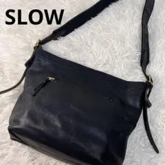 美品✨SLOW スロウ ショルダーバッグ 斜めがけ 黒