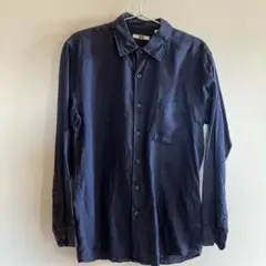 リネンシャツ　長袖　ユニクロ