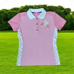 VIVA HEART ビバハート ピンク ポロシャツ レディース 40 美品