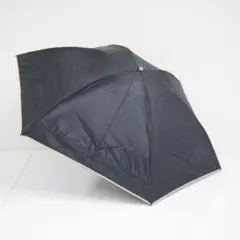 日傘 折りたたみ 晴雨兼用 BLAO ブラオ ブラック×ベージュ 男女兼用
