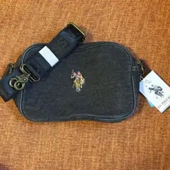 新品未使用⭕️US POLO ASSN ダークデニムショルダーバッグ