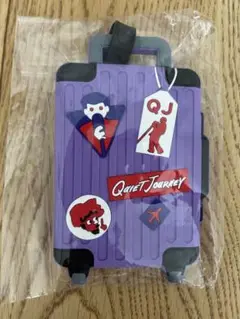 Quiet Journey ラゲッジタグ 紫色