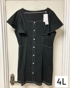 アベイル vida roseo ミニワンピース　4L 大きいサイズ