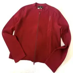 フェンディ ニット ブルゾン 42 カーディガン ロゴ 美品 ヴィンテージ