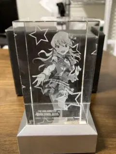 アイドルマスター　星井美希　クリスタル　ペーパーウェイト　あみあみ限定特典