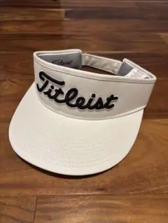 Titleist ホワイト バイザー