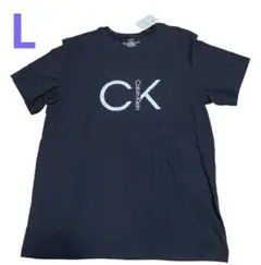 新品未使用品Calvin Klein CKロゴ Tシャツ Lサイズ ダークグレー