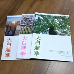 大白蓮華　2022年　3.4.5月