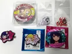 推しの子 ドンキホーテ 推し袋 星野アイ グリッター 缶バッジ 2個セット 推しの子 星野アイ グリッター 缶バッジ ドン・キホーテ 推し袋