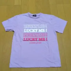 新品☆コムサイズム　グラフィックプリント　ライラック　半袖Tシャツ140cm