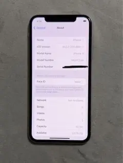 iPhone X Silver 64 GB SIMフリー