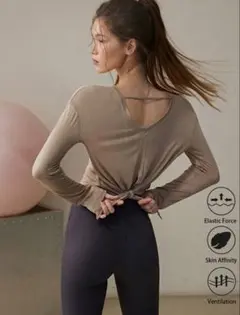 ピラティス ヨガ Tシャツ 2WAY pilates yoga