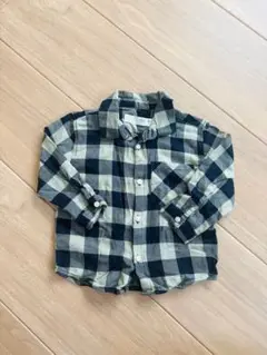 ZARA チェック柄長袖シャツ 12-18ヶ月