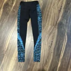 XS ブラック・ブルー レギンス