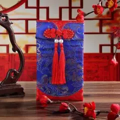 お年玉袋 ポチ袋 長札 金封 刺繍 長タイプ ハイエンド 祝儀袋 お正月