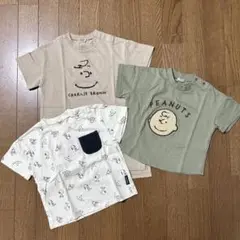 スヌーピー、チャーリーブラウン❤️90センチ 95センチ Tシャツ 2点セット売り