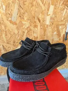 Stephan Rosse 黒 スエード デッキシューズ 26cm 数回のみ着用
