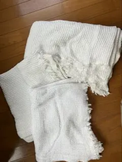 無印良品 ワッフルケット　シングル1 ハーフ2