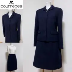 ⁑【美品】COURREGES アンゴラ セレモニーお受験スーツ