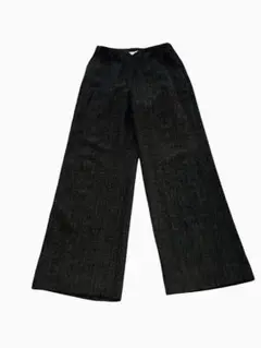 【良品】Maxmara マックスマーラ 白タグ サマーウール ハイウエスト