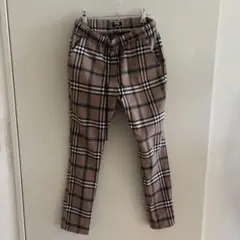 アダムスジャグラーチェックパンツ S