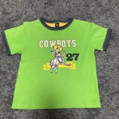 断捨離セール♡ GAP COWBOYS Tシャツ 27 緑色　2歳用