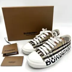 極美品✨Burberry バーバリー スニーカー ノバチェック 箱タグ付 25㎝
