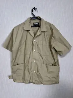 【美品】WMB ワークシャツ M ベージュ　ワークマン