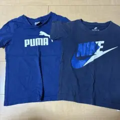 PUMAとNIKEのTシャツ2枚セット