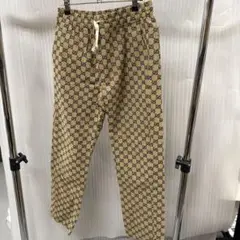 GUCCI GGパターン ベージュパンツ　@12